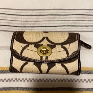 Coach wallet 5” x 4”